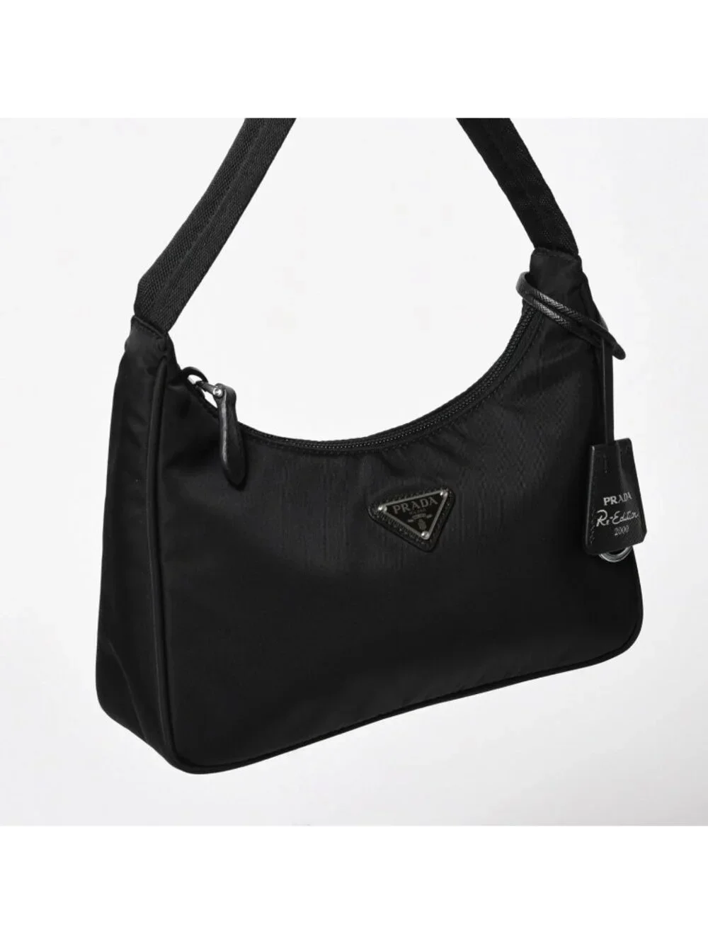 Prada Hobo Nylon Black